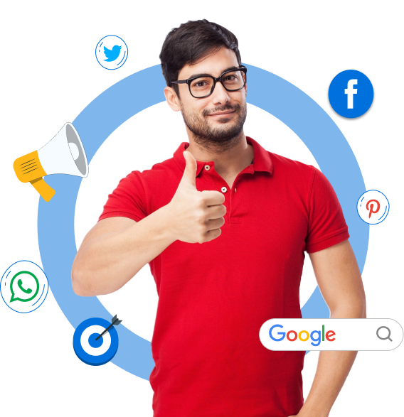 Digital Marketing Services Hero Graphic